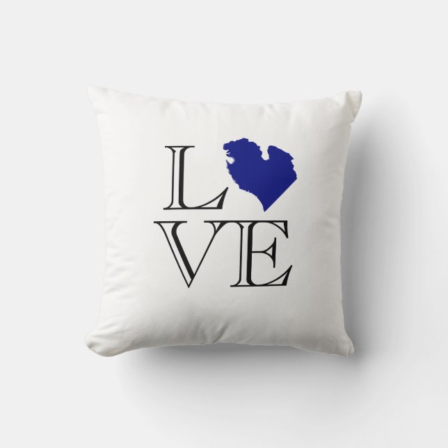 I heart Michigan Cushion (Front)