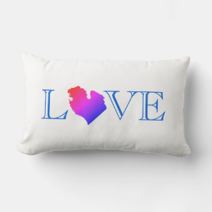 I heart Michigan Lumbar Cushion