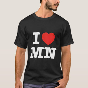 I Heart Minnesota Mn Love T-Shirt