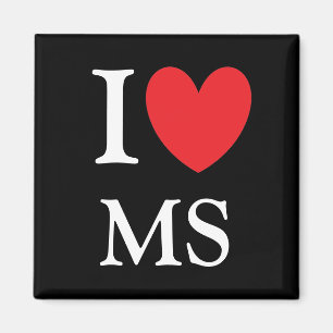 I Heart Mississippi Magnet