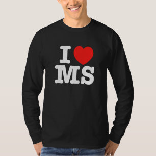 I Heart Mississippi (MS) Love Premium T-Shirt