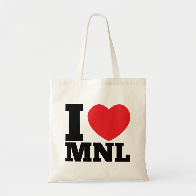 I Heart MNL Tote Bag (Front)