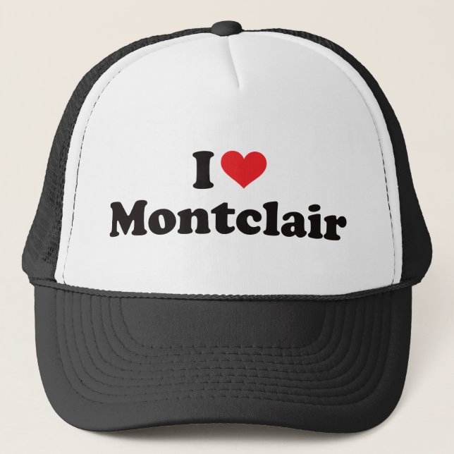 I Heart Montclair Trucker Hat (Front)