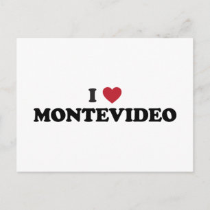 I Heart Montevideo Uruguay Postcard