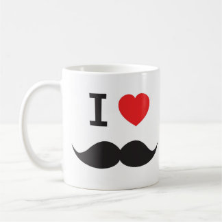 I Heart Moustache Coffee Mug