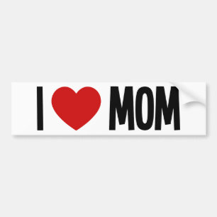 I Heart Mum ❤️ I Love Bumper Sticker
