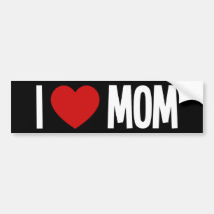 I Heart Mum ❤️ I Love Bumper Sticker