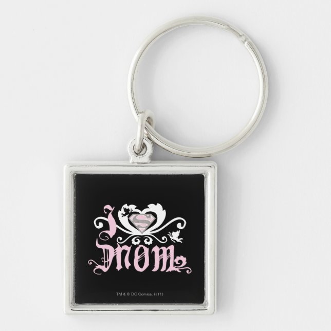 I Heart Mum  Pink Key Ring (Front)