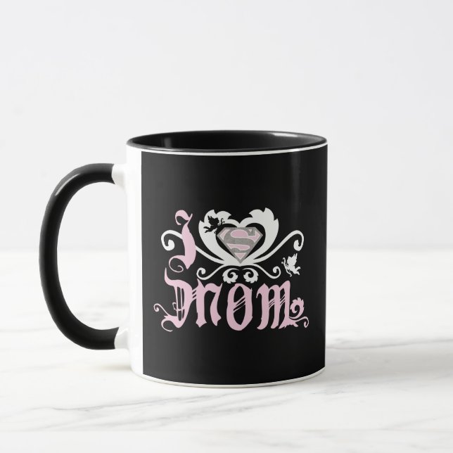 I Heart Mum  Pink Mug (Left)