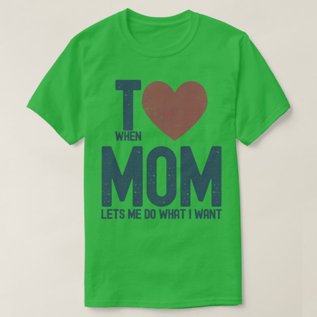 I Heart Mum T-Shirt (Design Front)
