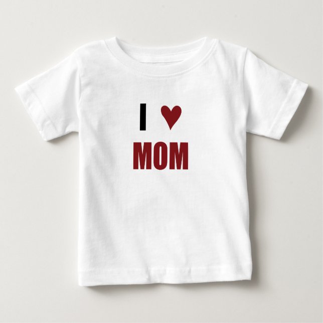 I Heart Mum Toddler Tee (Front)