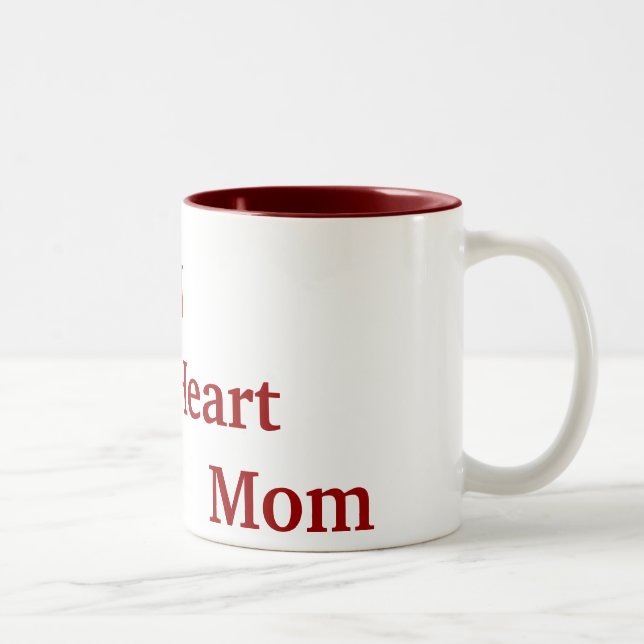 I   Heart    Mum Two-Tone Coffee Mug (Right)