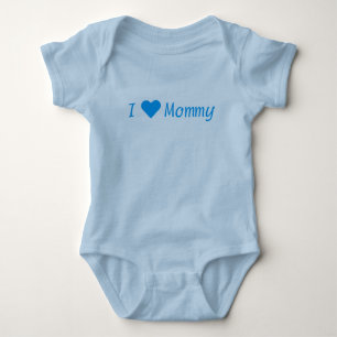 I [Heart] Mummy Blue Bodysuit