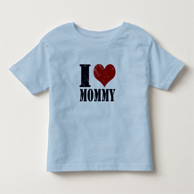 I Heart Mummy Toddler T-Shirt (Front)