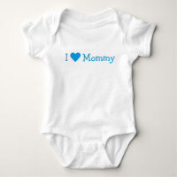 I [Heart] Mummy White Bodysuit