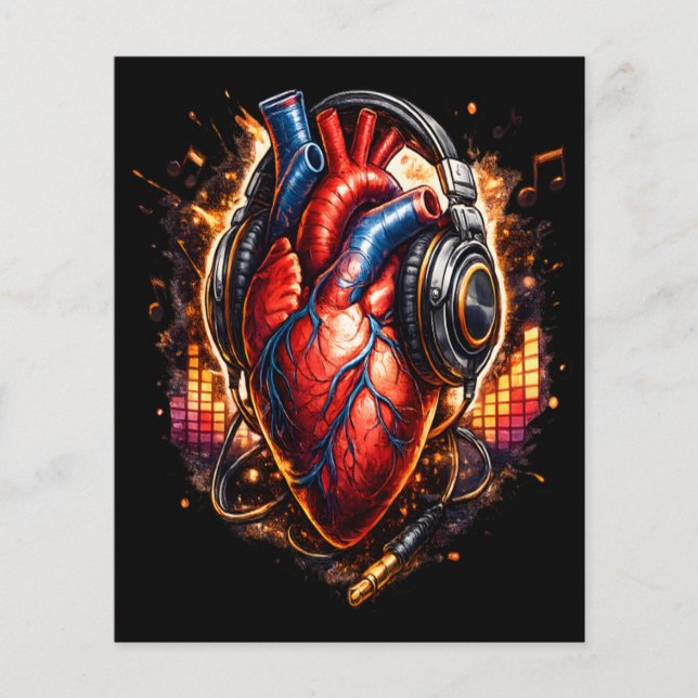 I Heart Music Flyer (Front)