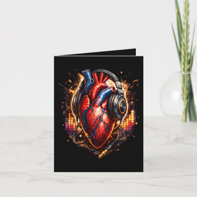 I Heart Music Holiday Card (Front)