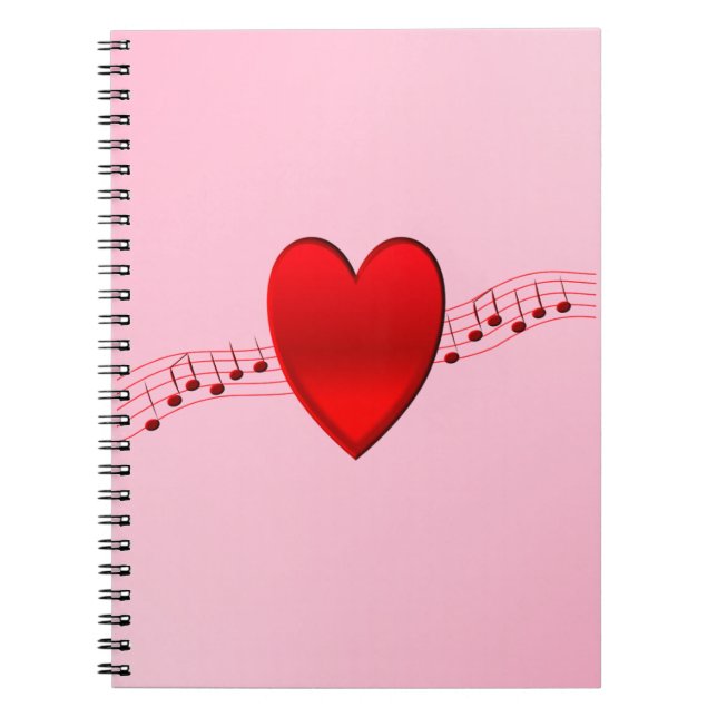 I Heart Music Notebook (Front)