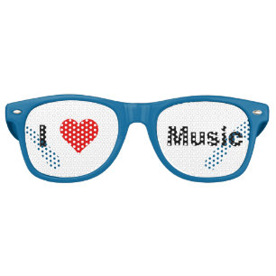 I Heart Music Party Sunglasses