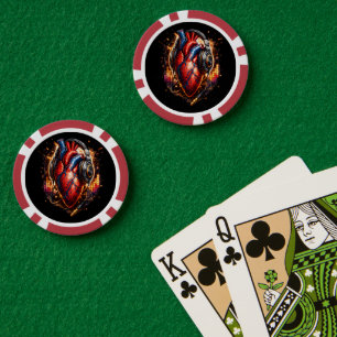 I Heart Music Poker Chips