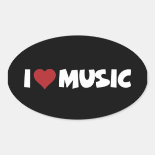 I [Heart] Music Sticker