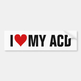 I [Heart] MY ACD Bumper Sticker