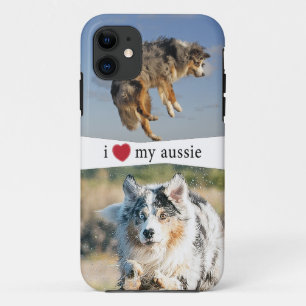 I Heart My Aussie Australian Shepherd Case-Mate iPhone Case