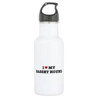 I Heart My Basset Hound 532 Ml Water Bottle