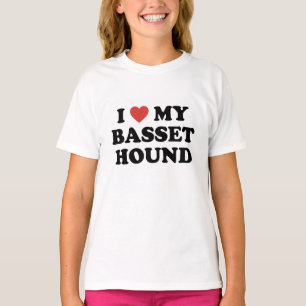 I Heart My Basset Hound T-Shirt