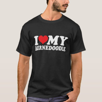 I Heart My Bernedoodle I Love My Bernedoodle Owner T-Shirt