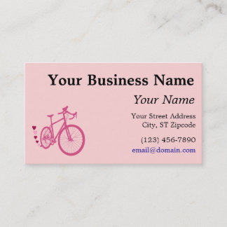 I [heart] my bicycle business card