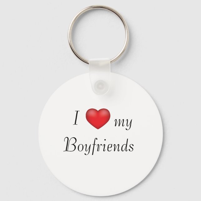 I heart my Boyfriends Key Ring (Front)