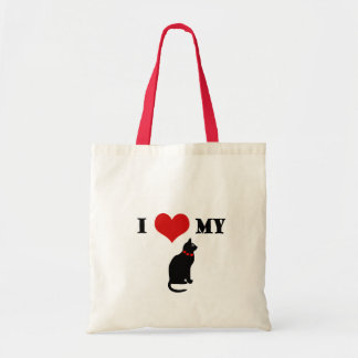 I Heart My Cat Tote Bag
