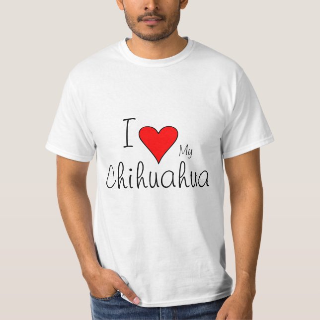 I heart my chichuahua T-Shirt (Front)