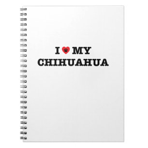 I Heart My Chihuahua Notebook