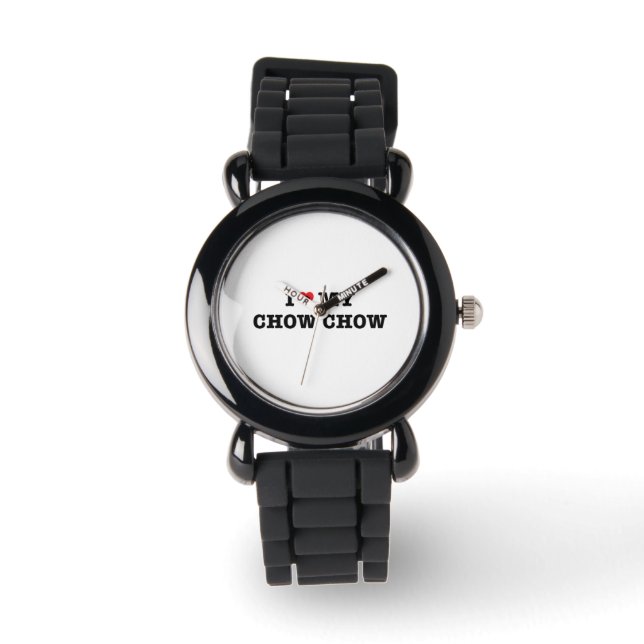 I Heart My Chow Chow Wristwatch (Front)