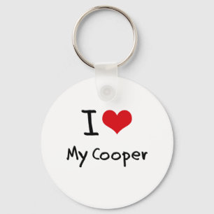 I heart My Cooper Key Ring