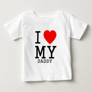 I heart MY daddy Baby T-Shirt