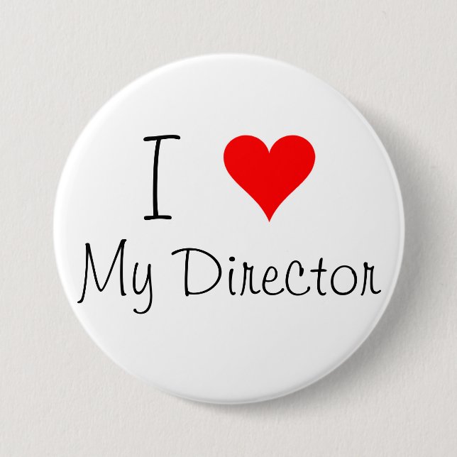 I Heart My Director Pin (Front)