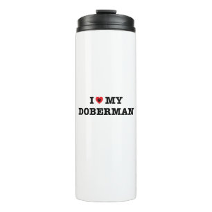 I Heart My Doberman Tumbler