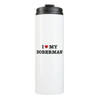 I Heart My Doberman Tumbler