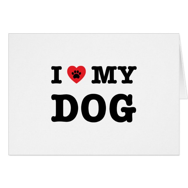 I Heart My Dog (Front Horizontal)