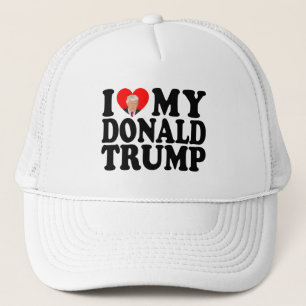 I Heart My Donald Trump 47th President Trucker Hat