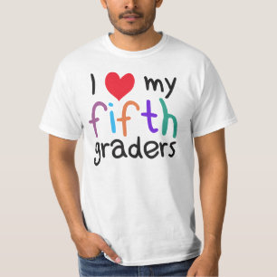 I Heart My Fifth Graders Teacher Love T-Shirt