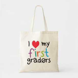 I Heart My First Graders Teacher Love Tote Bag