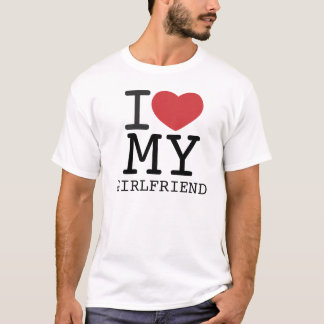 I HEART MY GIRLFRIEND customisable T-Shirt