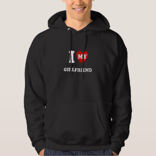 I Heart My Girlfriend I Love My Girlfriend Zip Hoodie