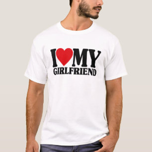 I Heart My Girlfriend, Love, Men Valentine's Day, T-Shirt