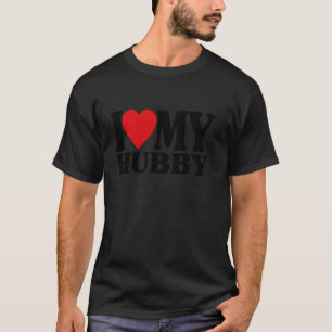 I Heart My Hubby Love Women Valentine S Day Wifey T-Shirt