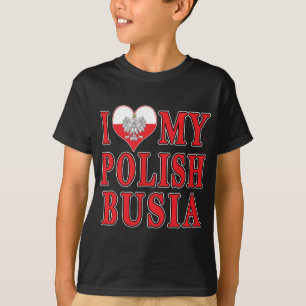 I Heart My Polish Busia T-Shirt
